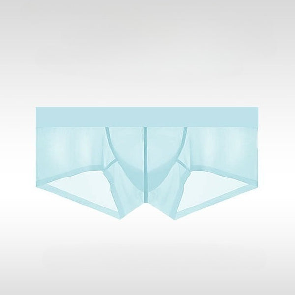 Men's Ice Silk Trunks - Ultra-Thin Seamless Low Rise Enhancing Underwear