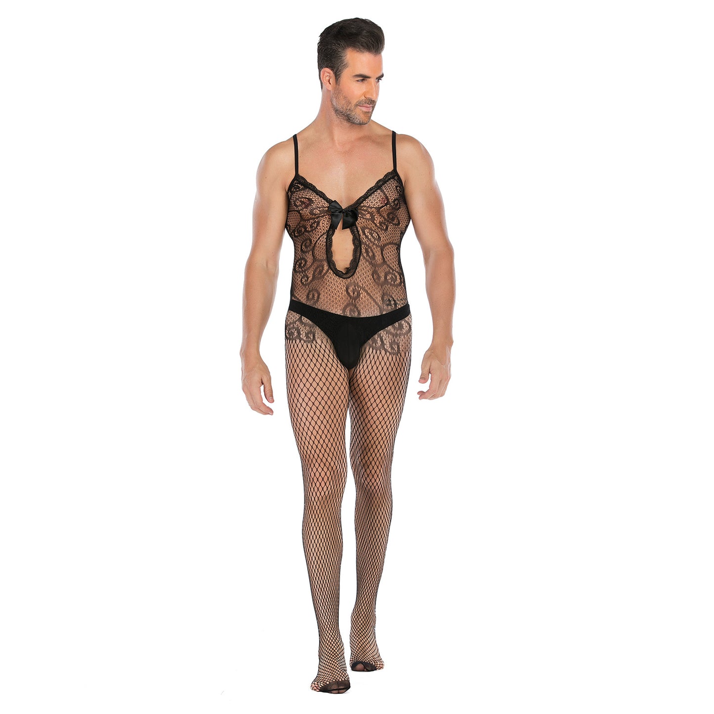 High Stretch Jacquard Body Suit Lingerie