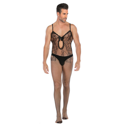 High Stretch Jacquard Body Suit Lingerie