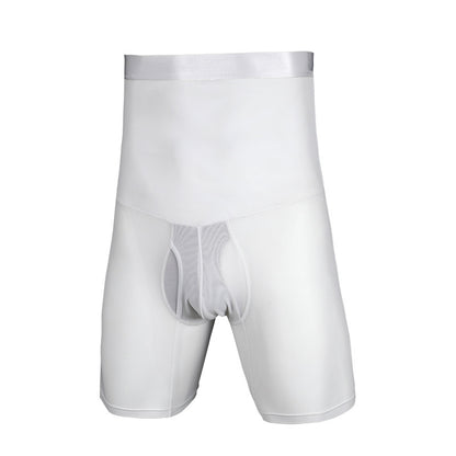 Men's High-Waist Compression Shorts Anti-Roll Tummy Control Butt Lift