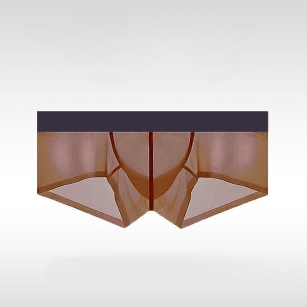 Men's Ice Silk Trunks - Ultra-Thin Seamless Low Rise Enhancing Underwear