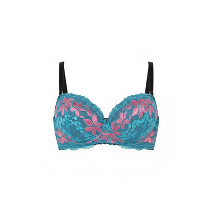 Royal Blue Lace Push-up Lingerie