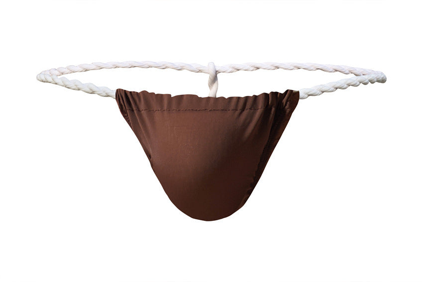 Men's Ice Silk Fundoshi - Seamless Low Rise Japanese Style Thong