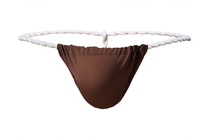 Men's Ice Silk Fundoshi - Seamless Low Rise Japanese Style Thong
