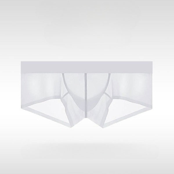 Men's Ice Silk Trunks - Ultra-Thin Seamless Low Rise Enhancing Underwear