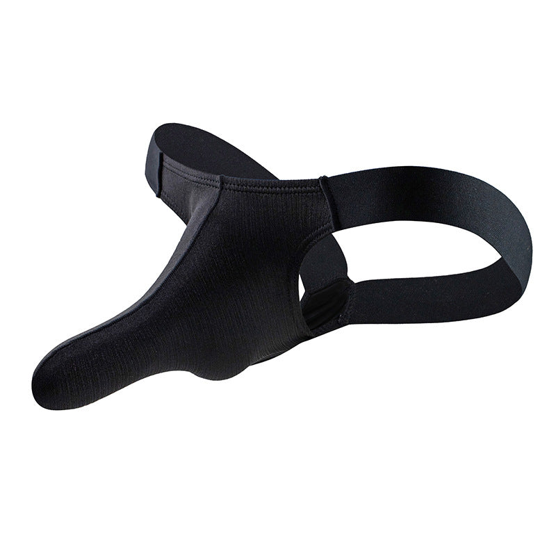 Men's Dual Pouch T-Back Thong - Breathable Low Rise Bulge Enhancing Underwear