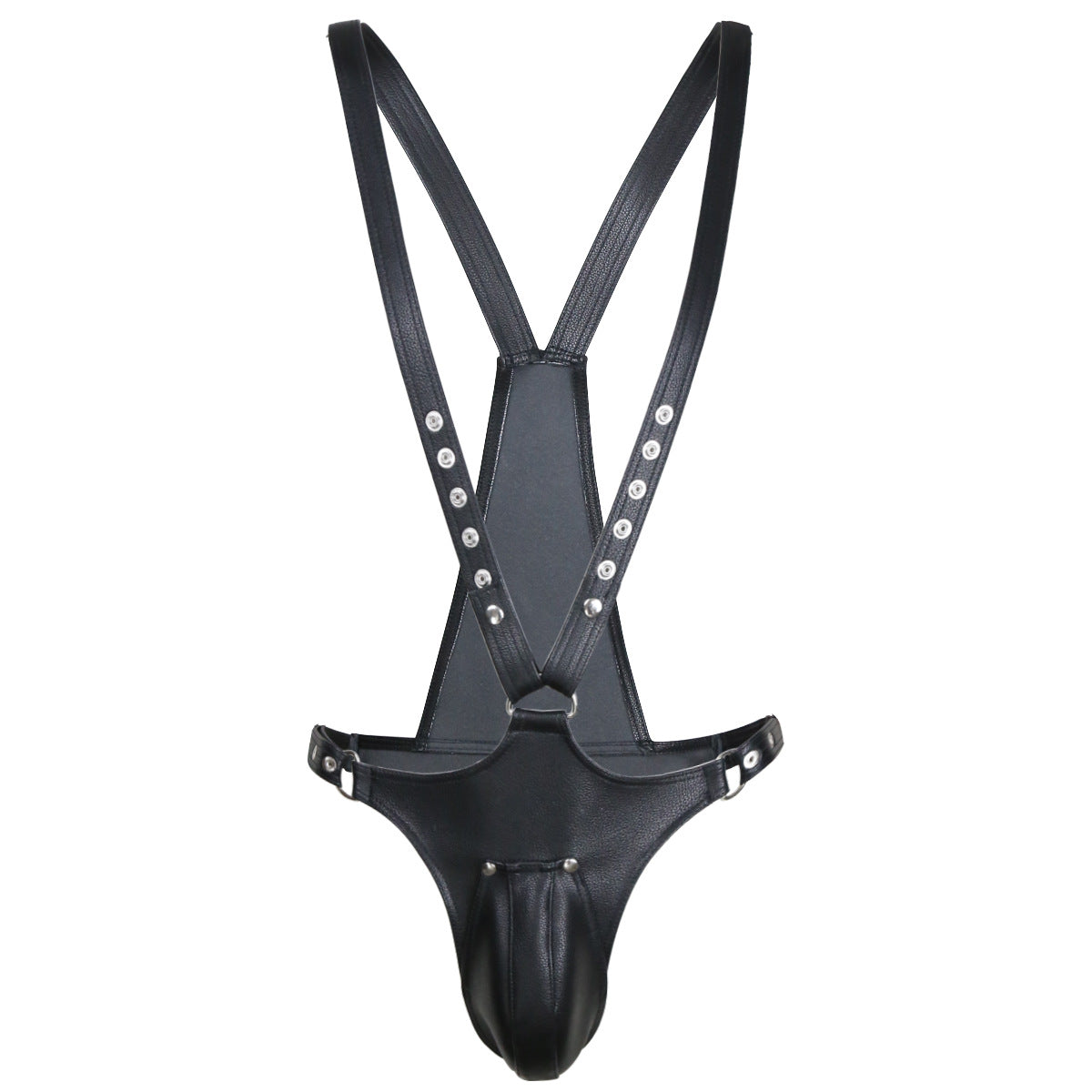 Nightforus Faux Leather Bodysuit - Muscle Fit Clubwear