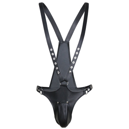 Nightforus Faux Leather Bodysuit - Muscle Fit Clubwear