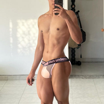Men's V-Waist Briefs - High Cut Sheer Low Rise Trendy Underwear