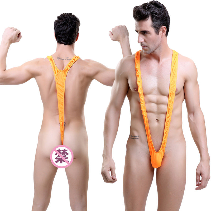 Men's Sexy V-Sling Bodysuit