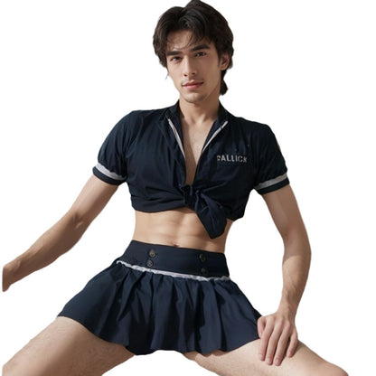 Schoolboy Roleplay Lingerie Set Men's JK Uniform Costume