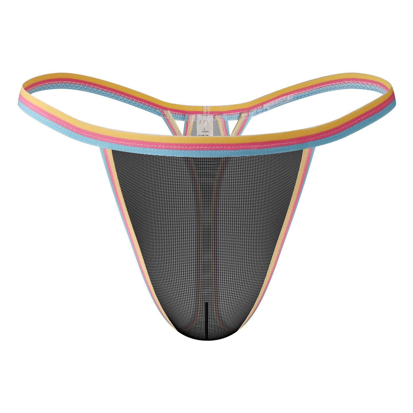 Ultra Thin 20D Sheer Rainbow Mesh Low Rise Briefs
