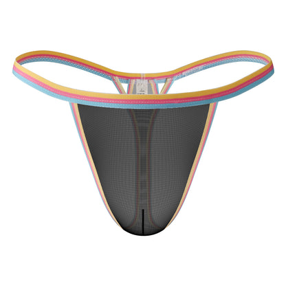 Ultra Thin 20D Sheer Rainbow Mesh Low Rise Briefs