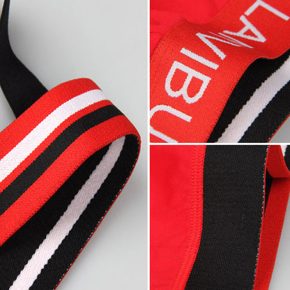 Men's Cotton Jockstrap T-Back - Mid Rise Athletic Thong Underwear