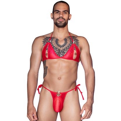 Men's 3-Piece Lingerie Set - High Stretch Slim Fit Uniform