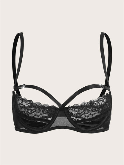 Y2K Lace Cami Crop Top Backless Baddie Bustier