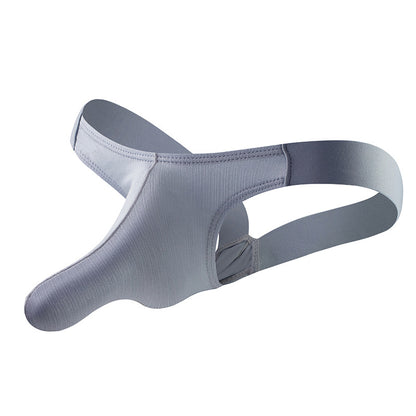 Men's Dual Pouch T-Back Thong - Breathable Low Rise Bulge Enhancing Underwear
