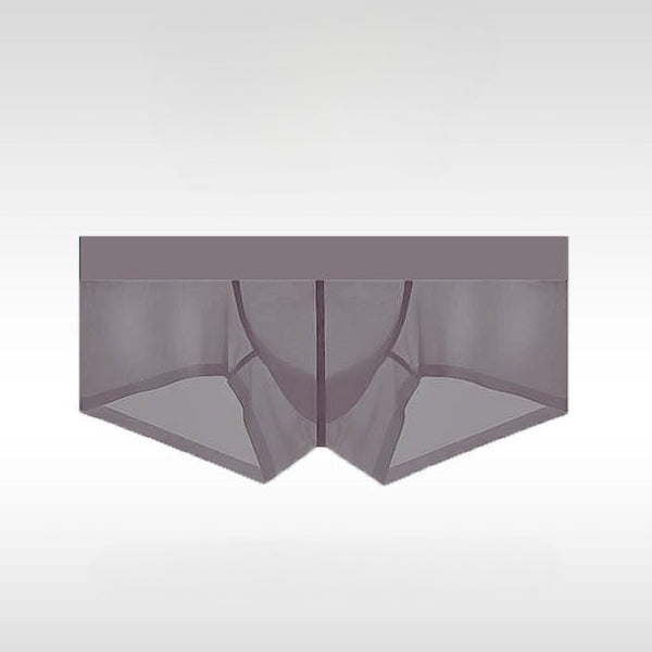Men's Ice Silk Trunks - Ultra-Thin Seamless Low Rise Enhancing Underwear