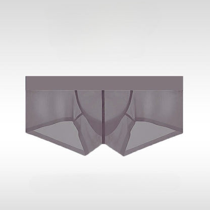 Men's Ice Silk Trunks - Ultra-Thin Seamless Low Rise Enhancing Underwear