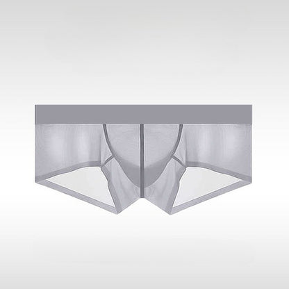 Men's Ice Silk Trunks - Ultra-Thin Seamless Low Rise Enhancing Underwear