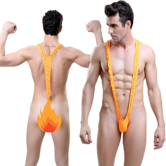 Men's Sexy V-Sling Bodysuit